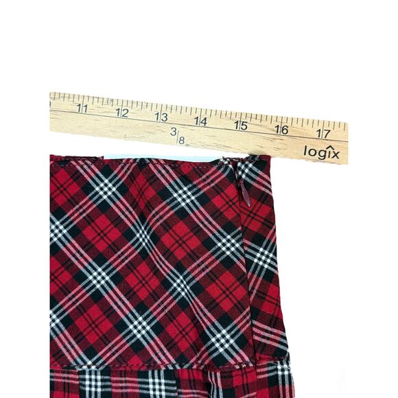 American Eagle Skirt Women 12 Pleated Plaid Academia Preppy y2k Britney Spears - Picture 7 of 8